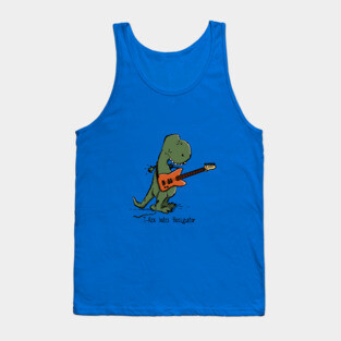 T-Rex hates Bassguitar Tank Top