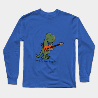 T-Rex hates Bassguitar Long Sleeve T-Shirt