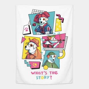 What's the Story, Wishbone? // Tv Show, 90s, Jack Russell Tapestry