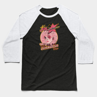 Jem and The Holograms Tour - Distressed Baseball T-Shirt