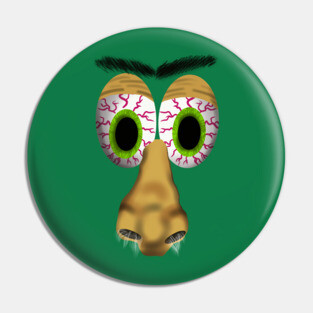 Eyeball person Pin