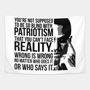 Patriotism vs Reality Tapestry