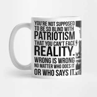 Patriotism vs Reality Mug