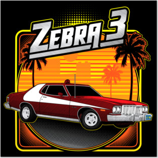 Zebra 3 - Street Machine Posters and Art