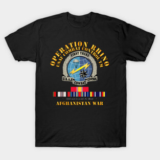 Operation Rhino - Afghanistan - USAF Combat Control w SVC T-Shirt