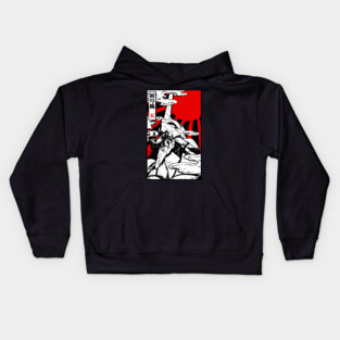 Evangelion black sun Kids Hoodie