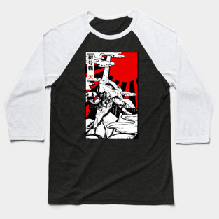 Evangelion black sun Baseball T-Shirt