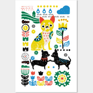 Scandinavian Chihuahua Posters and Art