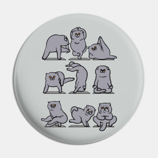 Scottish Fold Yoga Pin
