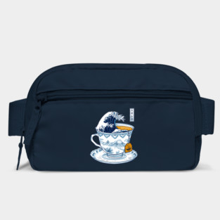 Great Tea Wave Back Print Bag