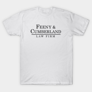 Feeny and Cumberland Law Firm Shirt - Boy Meets World	(BLACK TEXT) T-Shirt