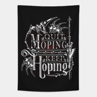 Aranea - Quit Moping (Dark) Tapestry