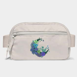 Magical Fairy with Floral Moon Bag