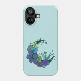 Magical Fairy with Floral Moon Phone Case