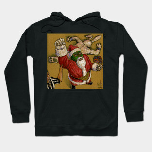 Luchador Santa Hoodie
