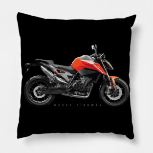 KTM 790 Duke orange sn Pillow