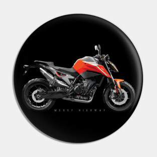 KTM 790 Duke orange sn Pin