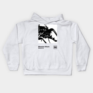 Mezzanine / Minimalist Style Graphic Artwork Design Kids Hoodie