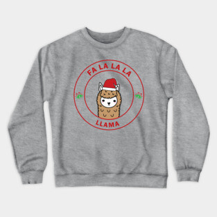 Christmas Llama Crewneck Sweatshirt
