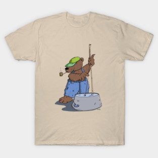 Hillbilly Bear plays Bass Guitar T-Shirt