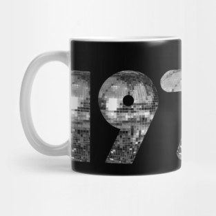 1970s Silver Disco Years Mug