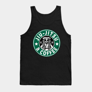 JIU JITSU AND COFFEE - FUNNY BRAZILIAN JIU JITSU Tank Top