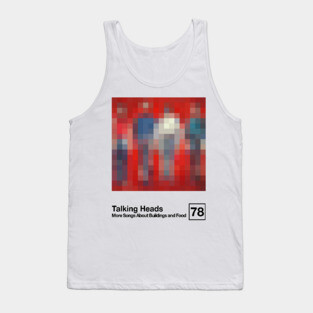 Talking Heads / Minimalist Style Graphic Artwork Design Tank Top