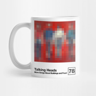 Talking Heads / Minimalist Style Graphic Artwork Design Mug