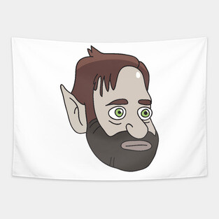 Fondue Zoobag Head Tapestry