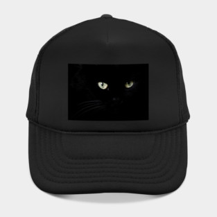 Black cat face and eyes Hat