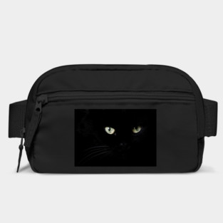 Black cat face and eyes Bag