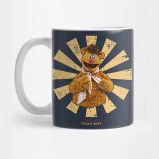 Fozzie Bear Retro Japanese Muppets Mug