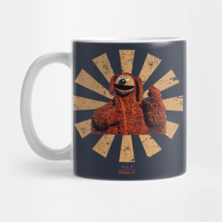 Rowlf The Dog Retro Japanese Muppets Mug