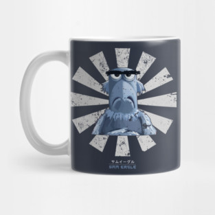 Sam Eagle Retro Japanese Muppets Mug