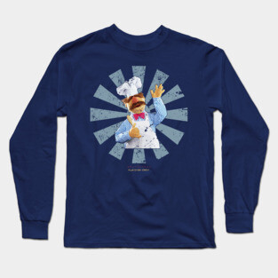 Swedish Chef Retro Japanese Muppets Long Sleeve T-Shirt