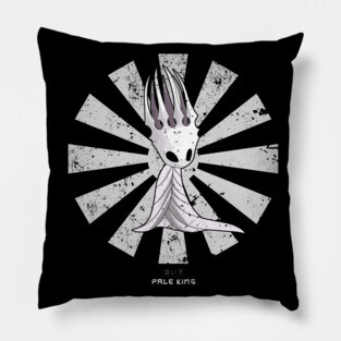 Pale King Retro Japanese Hollow Knight Pillow