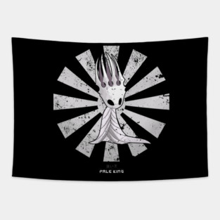 Pale King Retro Japanese Hollow Knight Tapestry