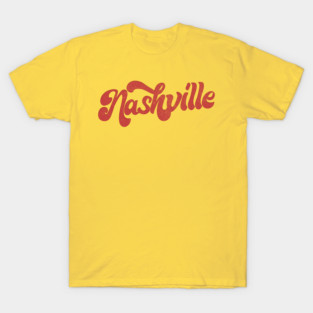Nashville  // Retro Typography Design T-Shirt