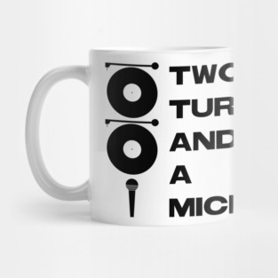 2 Turntables and a Microphone Mug