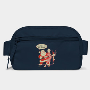 Moustache Ride Santa Bag