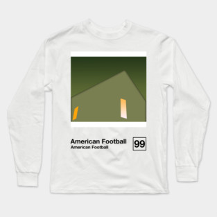 American Football / Minimalist Graphic Artwork Design Long Sleeve T-Shirt