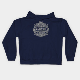Nashville Tennessee Music City Kids Hoodie