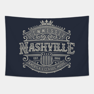 Nashville Tennessee Music City Tapestry