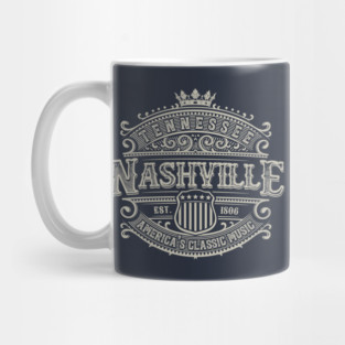 Nashville Tennessee Music City Mug