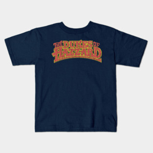 Dukes of Hazzard Slab Logo Kids T-Shirt