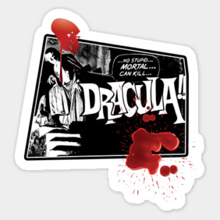 Brom Stoker's Dracula 1931 Classic Monster Movie Vintage Design Sticker