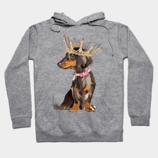 Queen dachshund Hoodie