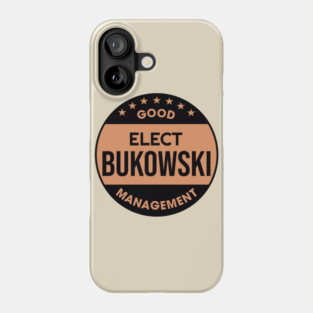 Elect Bukowski // Good Management Retro Design Phone Case