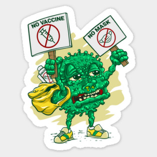 Virus Protest Sticker