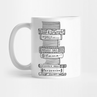 Jane Austen's Novels Mug